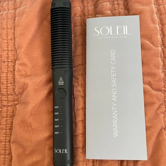Soleil Black Hair Straightening Brush - Picture 2 of 4